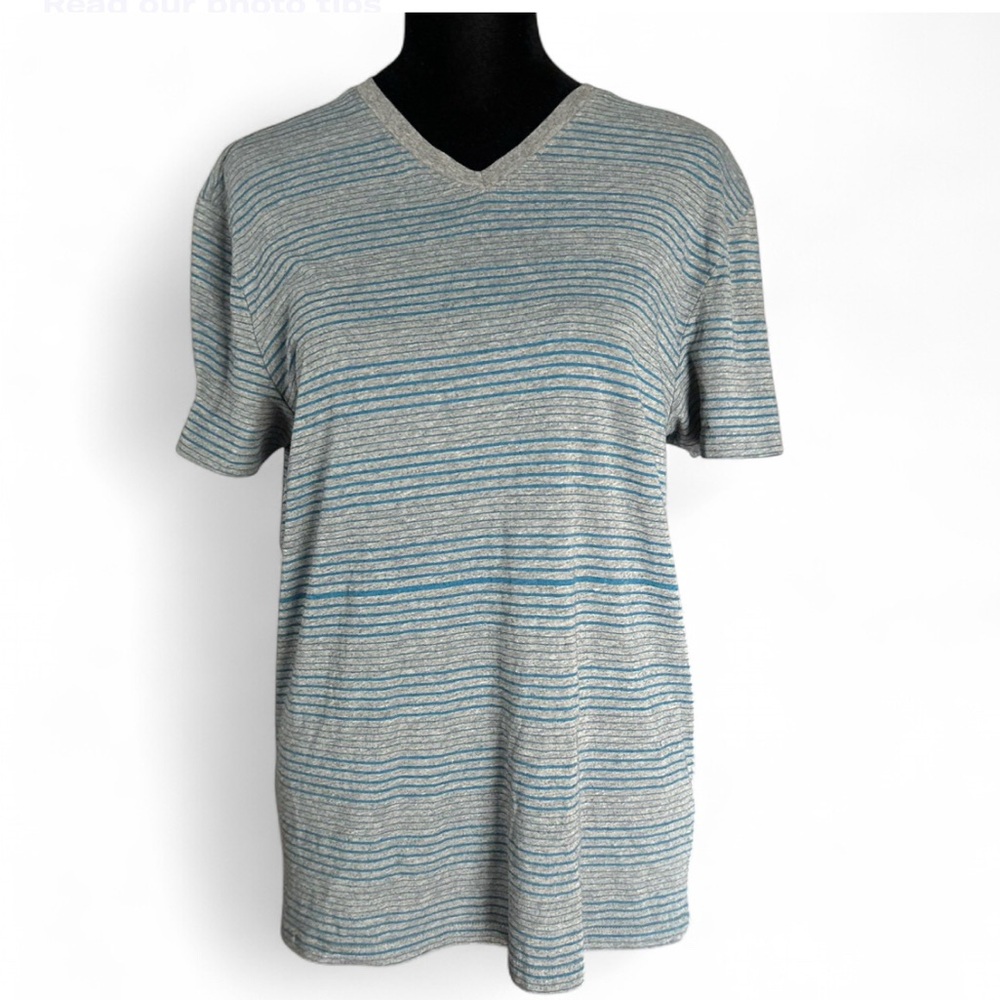 Apt 9 Striped V-Neck Men's Shirt S